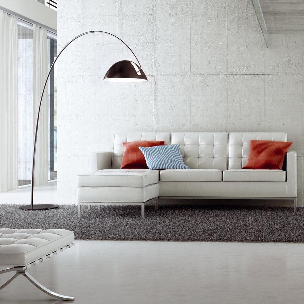Arc Floor Lamp with Adjustable Shade-Lighting > Floor Lamps-casanuva-casanuva