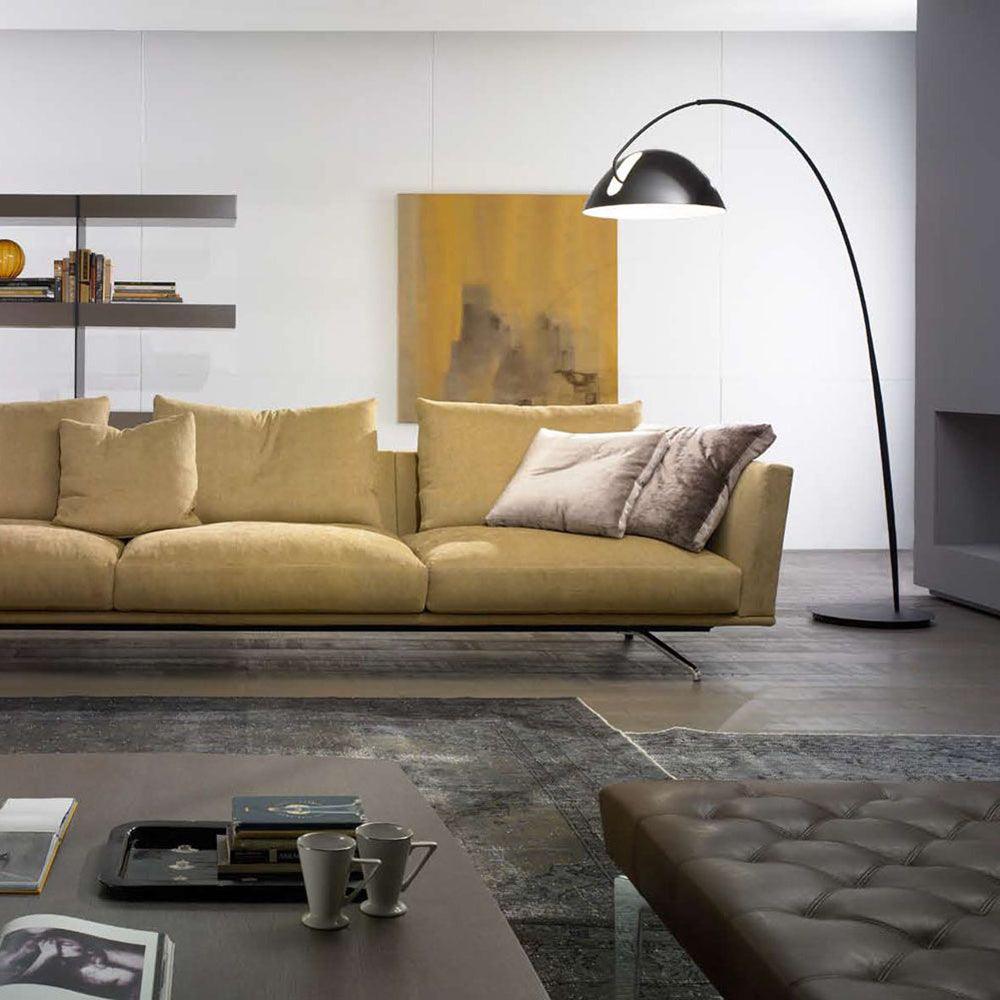 Arc Floor Lamp with Adjustable Shade-Lighting > Floor Lamps-casanuva-casanuva