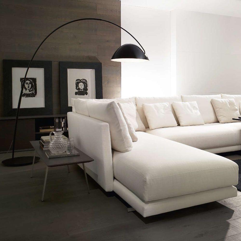 Arc Floor Lamp with Adjustable Shade-Lighting > Floor Lamps-casanuva-casanuva