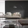 Arc Floor Lamp with Adjustable Shade-Lighting > Floor Lamps-casanuva-casanuva