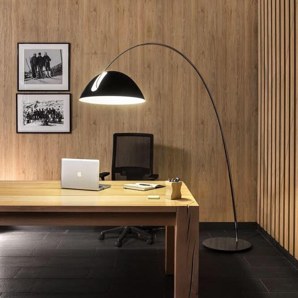 Arc Floor Lamp with Adjustable Shade-Lighting > Floor Lamps-casanuva-casanuva
