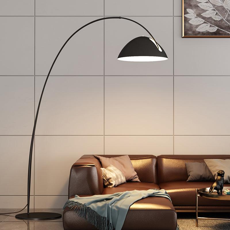 Arc Floor Lamp with Adjustable Shade-Lighting > Floor Lamps-casanuva-casanuva