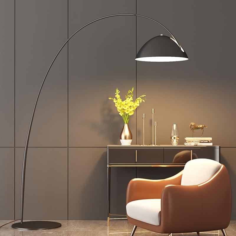 Arc Floor Lamp with Adjustable Shade-Lighting > Floor Lamps-casanuva-casanuva
