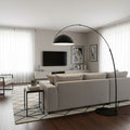 Arc Floor Lamp with Adjustable Shade-Lighting > Floor Lamps-casanuva-casanuva