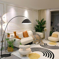 Arc Floor Lamp with Adjustable Shade-Lighting > Floor Lamps-casanuva-casanuva