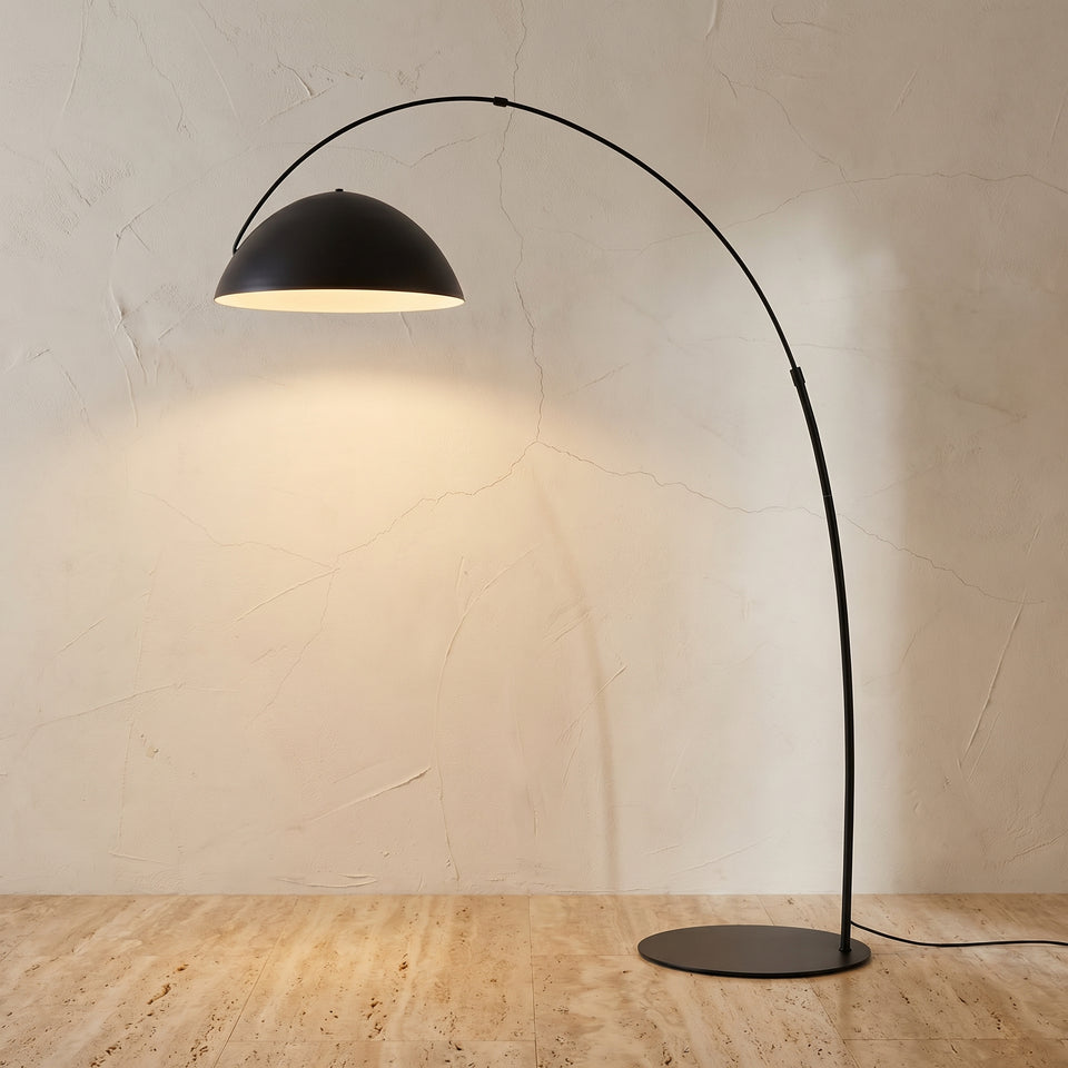 Arc Floor Lamp with Adjustable Shade-Lighting > Floor Lamps-casanuva-casanuva