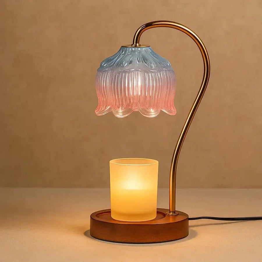 Aromatherapy Candle Warmer Lamp with Fragrance-Home Decor > Decorative Accessories-casanuva-Blue Pink-Warm Wit (Gradatie)-casanuva