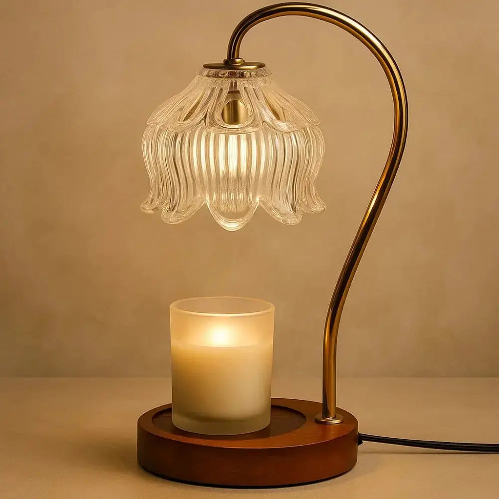 Aromatherapy Candle Warmer Lamp with Fragrance-Home Decor > Decorative Accessories-casanuva-Transparent-Warm Wit (Gradatie)-casanuva