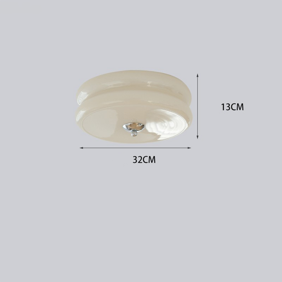 Art Deco Cream Cake Ceiling Light-Lighting > Ceiling Lights-casanuva-casanuva