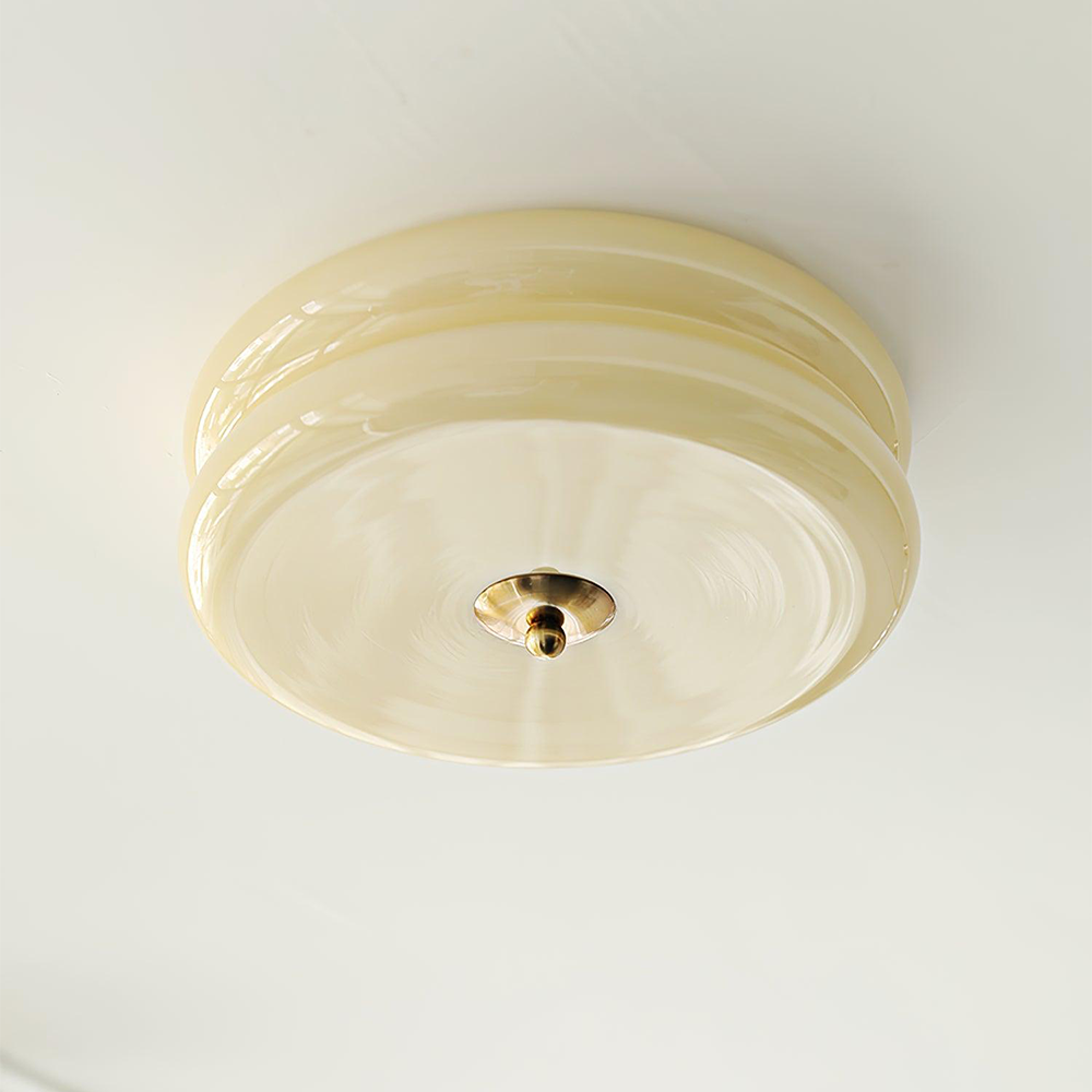 Art Deco Cream Cake Ceiling Light-Lighting > Ceiling Lights-casanuva-casanuva