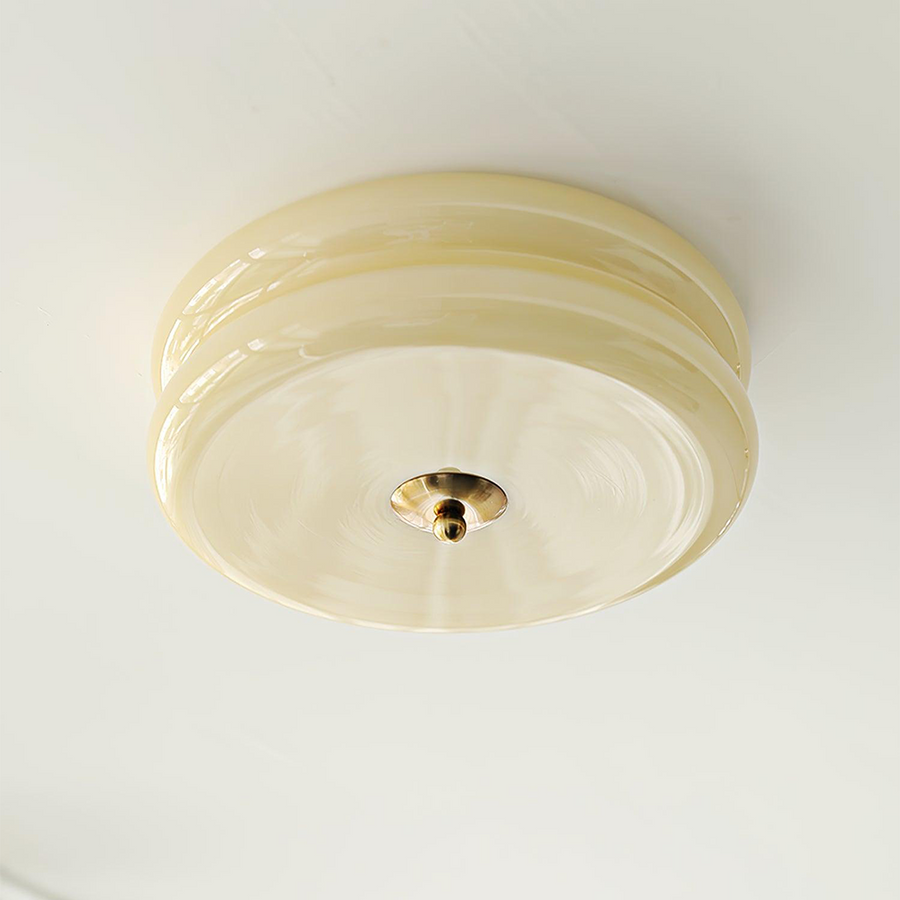 Art Deco Cream Cake Ceiling Light-Lighting > Ceiling Lights-casanuva-casanuva