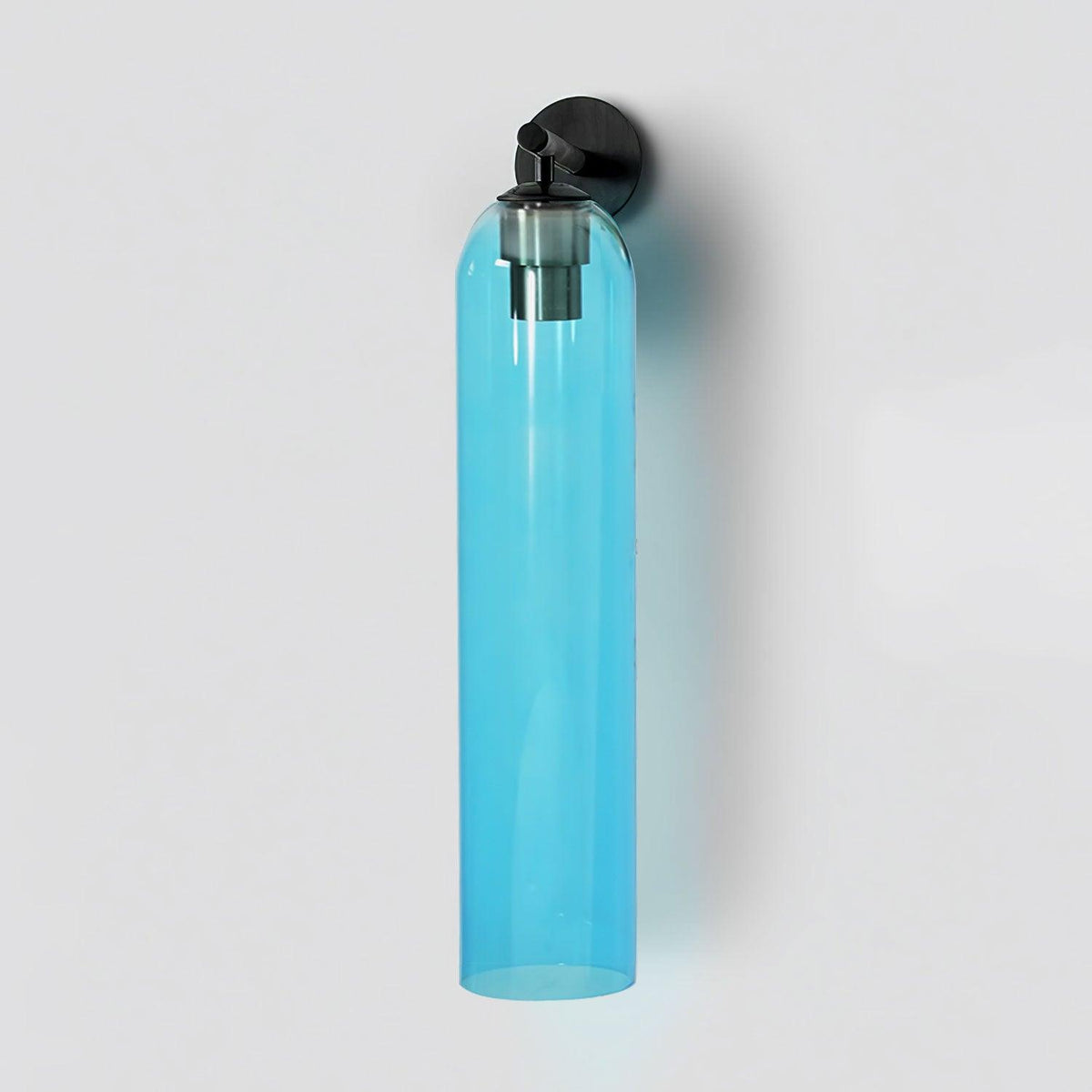 Art Glass Wall Sconce-Lighting > Wall Lights-casanuva-10cmx48cm-Black-Sky Blue-casanuva