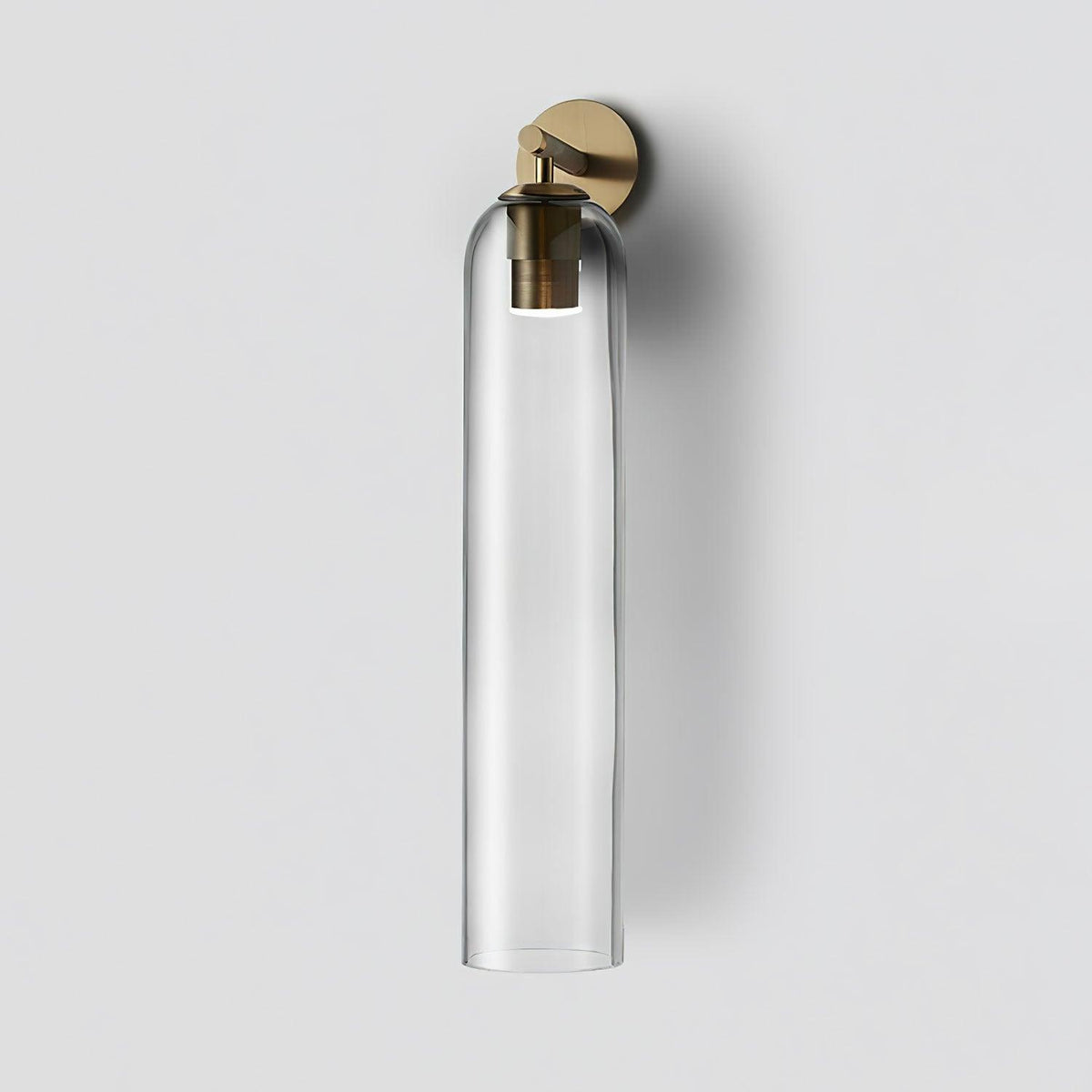 Art Glass Wall Sconce-Lighting > Wall Lights-casanuva-O10 x H48cm-Gold-Clear-casanuva