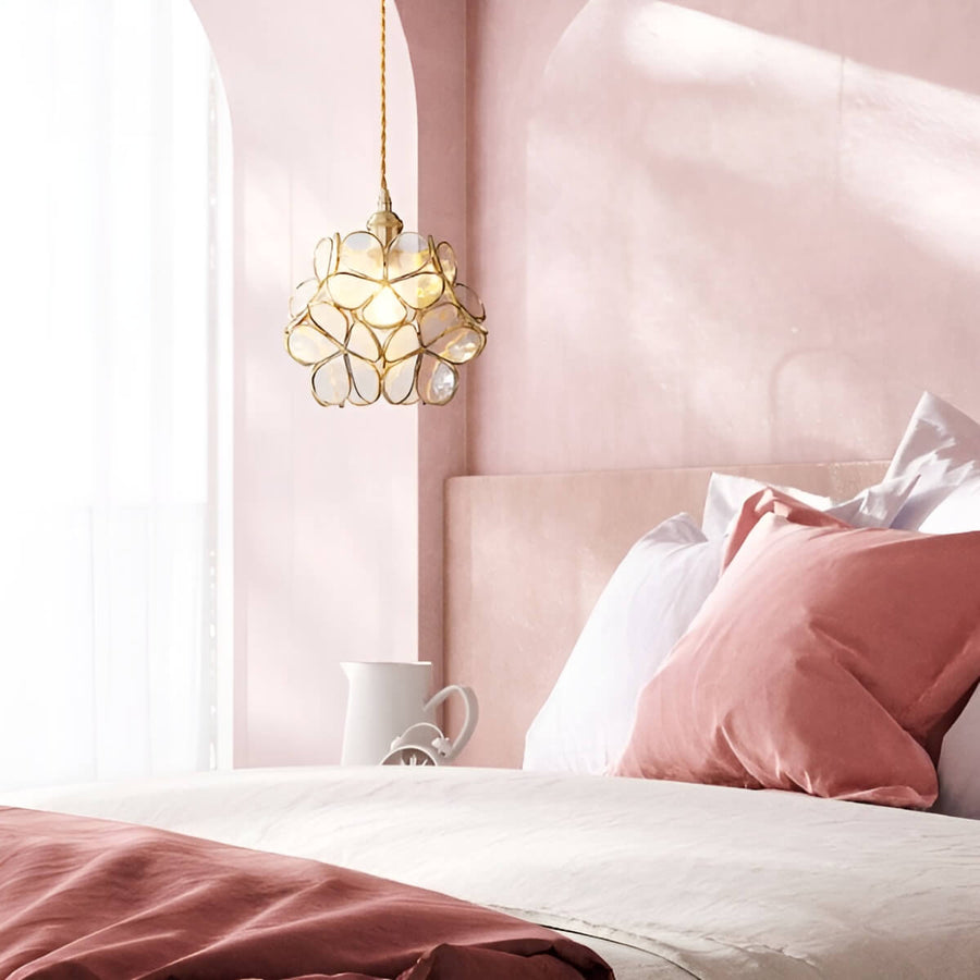 Art Nouveau Glass Pendant Lamp for Bedroom Lighting-Lighting > Chandeliers & Pendant Lights-casanuva-casanuva