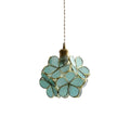Art Nouveau Glass Pendant Lamp for Bedroom Lighting-Lighting > Chandeliers & Pendant Lights-casanuva-Blue-casanuva