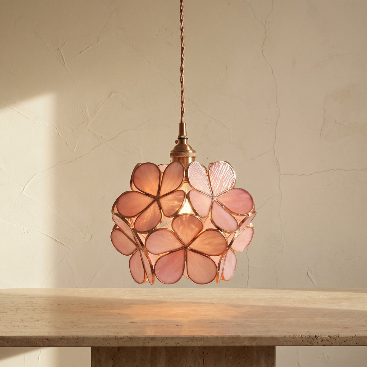 Art Nouveau Glass Pendant Lamp for Bedroom Lighting-Lighting > Chandeliers & Pendant Lights-casanuva-casanuva