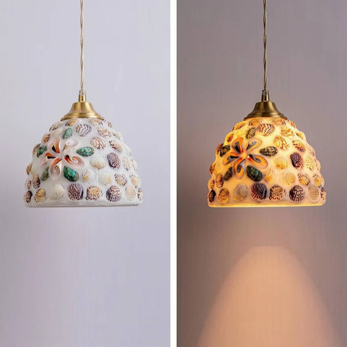 Art Nouveau Stained Glass Pendant Light-Lighting > Chandeliers & Pendant Lights-casanuva-casanuva