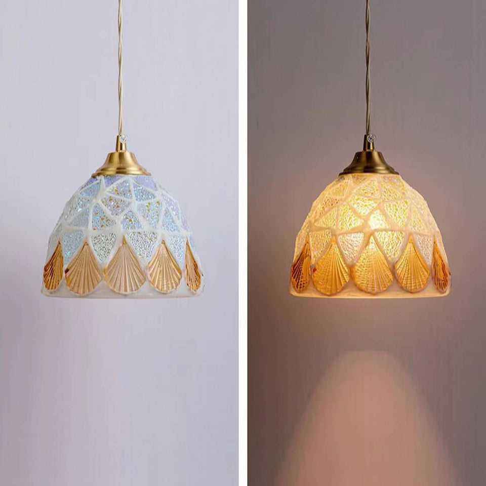 Art Nouveau Stained Glass Pendant Light-Lighting > Chandeliers & Pendant Lights-casanuva-casanuva