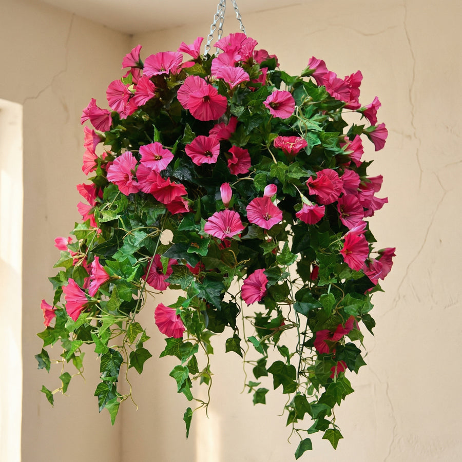 Artificial Wisteria Floral Arrangement No Maintenance-Home Decor > Decorative Accessories-casanuva-casanuva