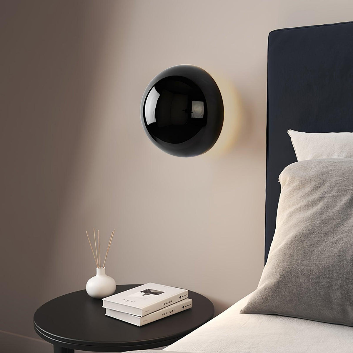 Aurum Sphere Wall Sconce Light-Lighting > Wall Lights-casanuva-casanuva