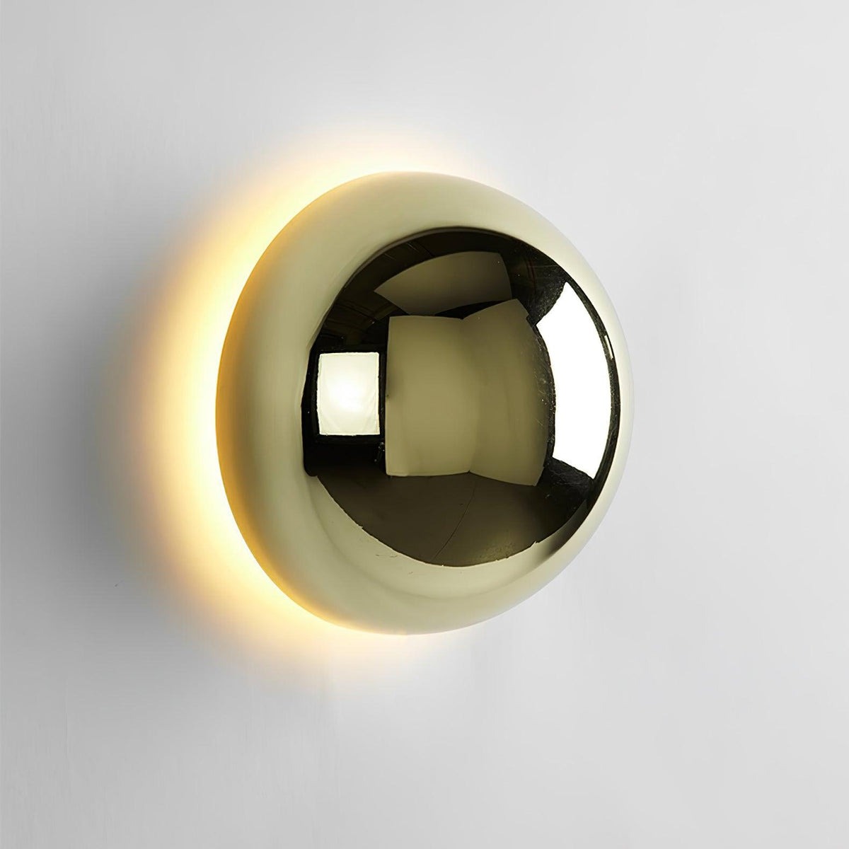 Aurum Sphere Wall Sconce Light-Lighting > Wall Lights-casanuva-16cmx10cm-Gold-Warm Light-casanuva