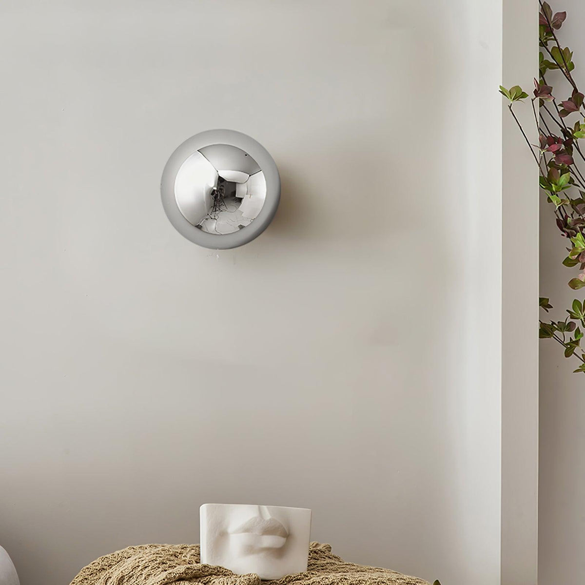 Aurum Sphere Wall Sconce Light-Lighting > Wall Lights-casanuva-casanuva