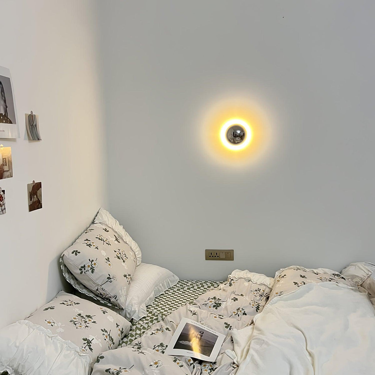 Aurum Sphere Wall Sconce Light-Lighting > Wall Lights-casanuva-casanuva