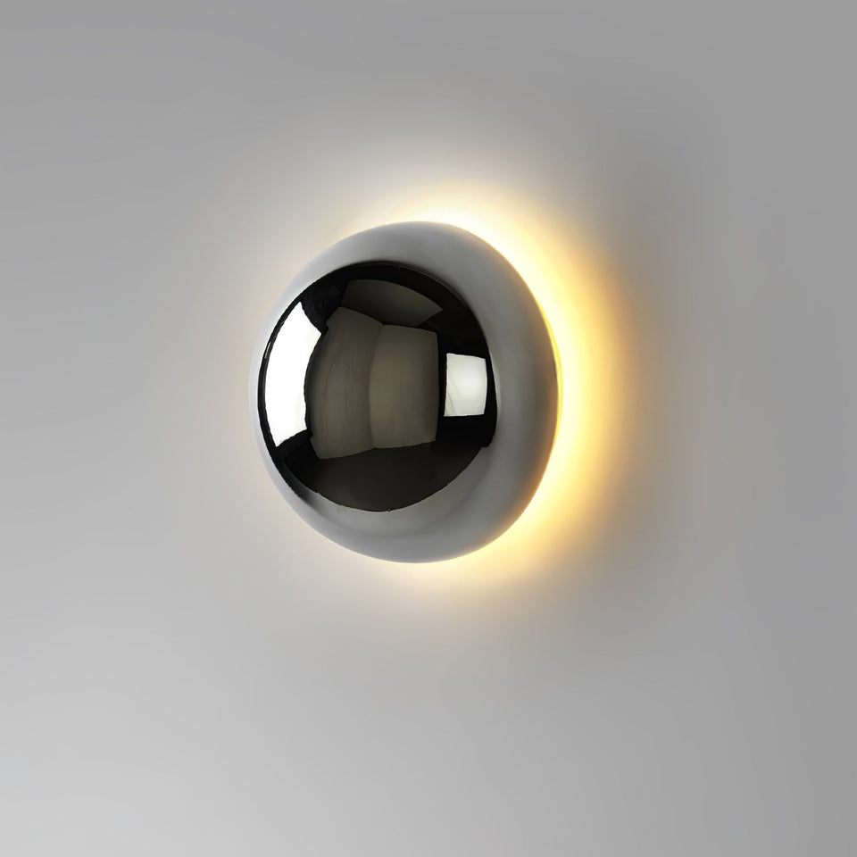 Aurum Sphere Wall Sconce Light-Lighting > Wall Lights-casanuva-casanuva