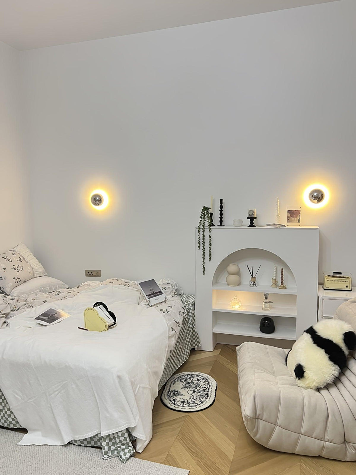Aurum Sphere Wall Sconce Light-Lighting > Wall Lights-casanuva-casanuva