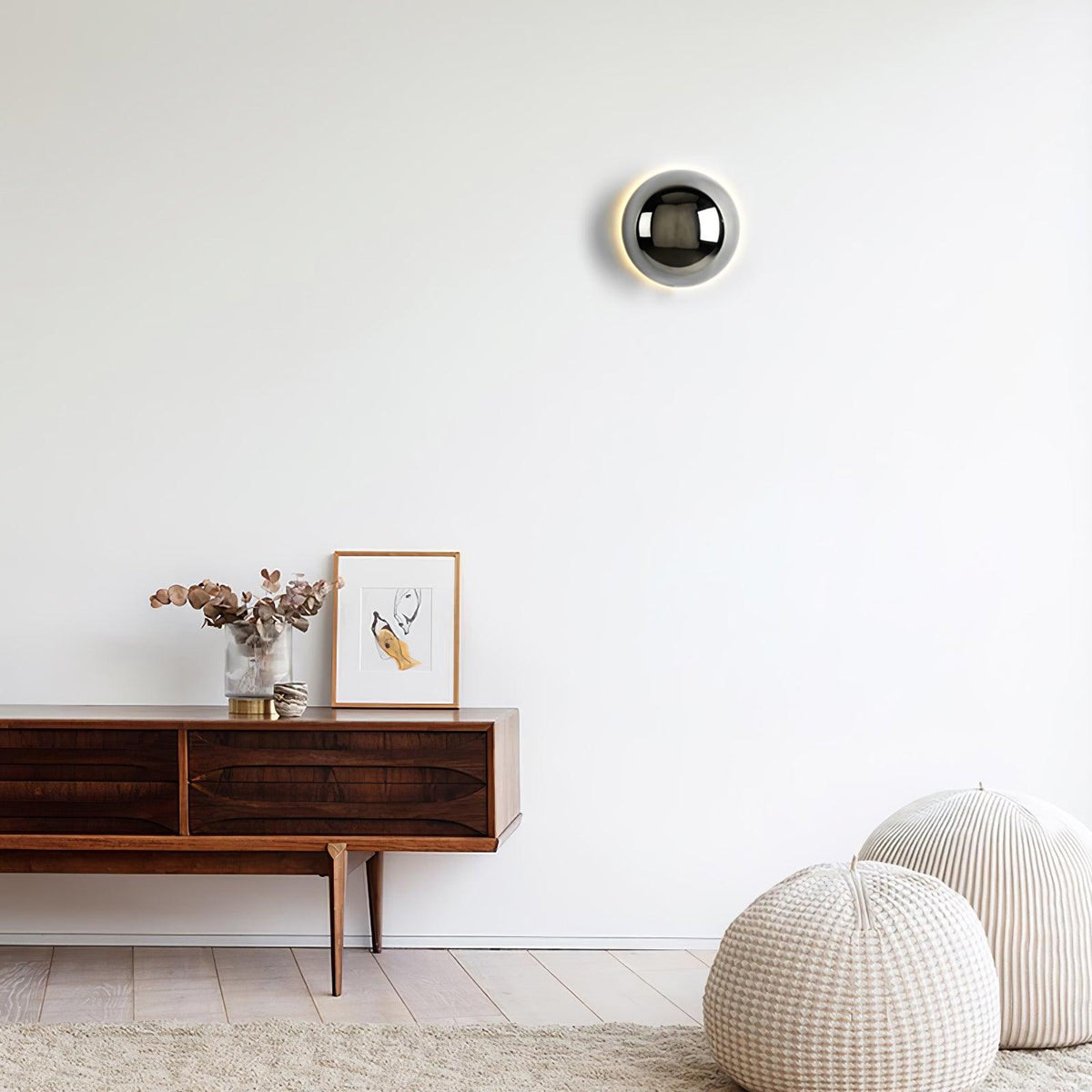 Aurum Sphere Wall Sconce Light-Lighting > Wall Lights-casanuva-casanuva