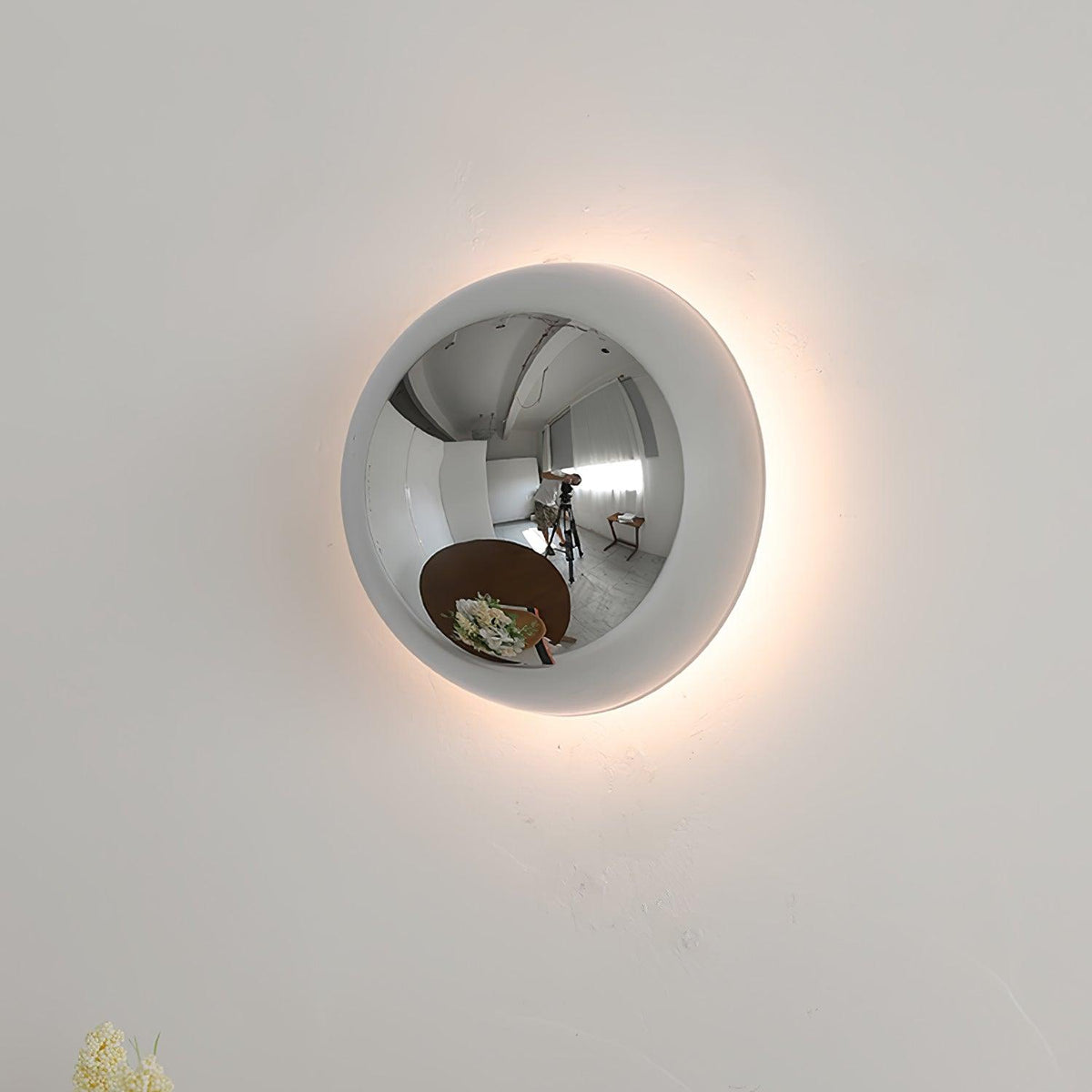 Aurum Sphere Wall Sconce Light-Lighting > Wall Lights-casanuva-casanuva