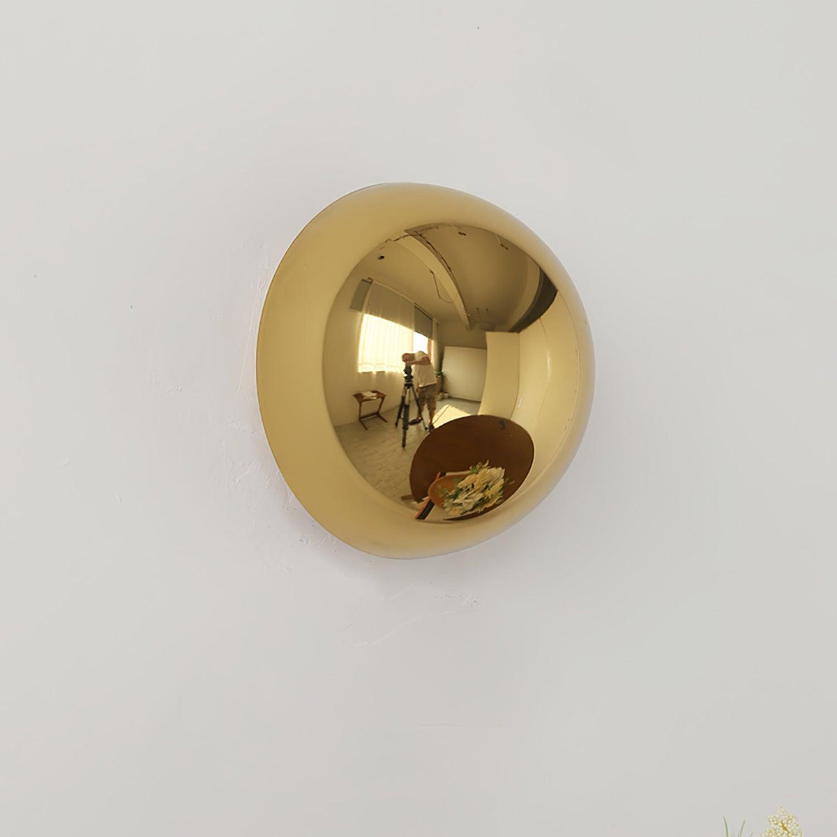 Aurum Sphere Wall Sconce Light-Lighting > Wall Lights-casanuva-casanuva