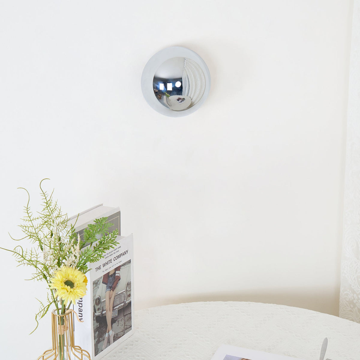 Aurum Sphere Wall Sconce Light-Lighting > Wall Lights-casanuva-casanuva