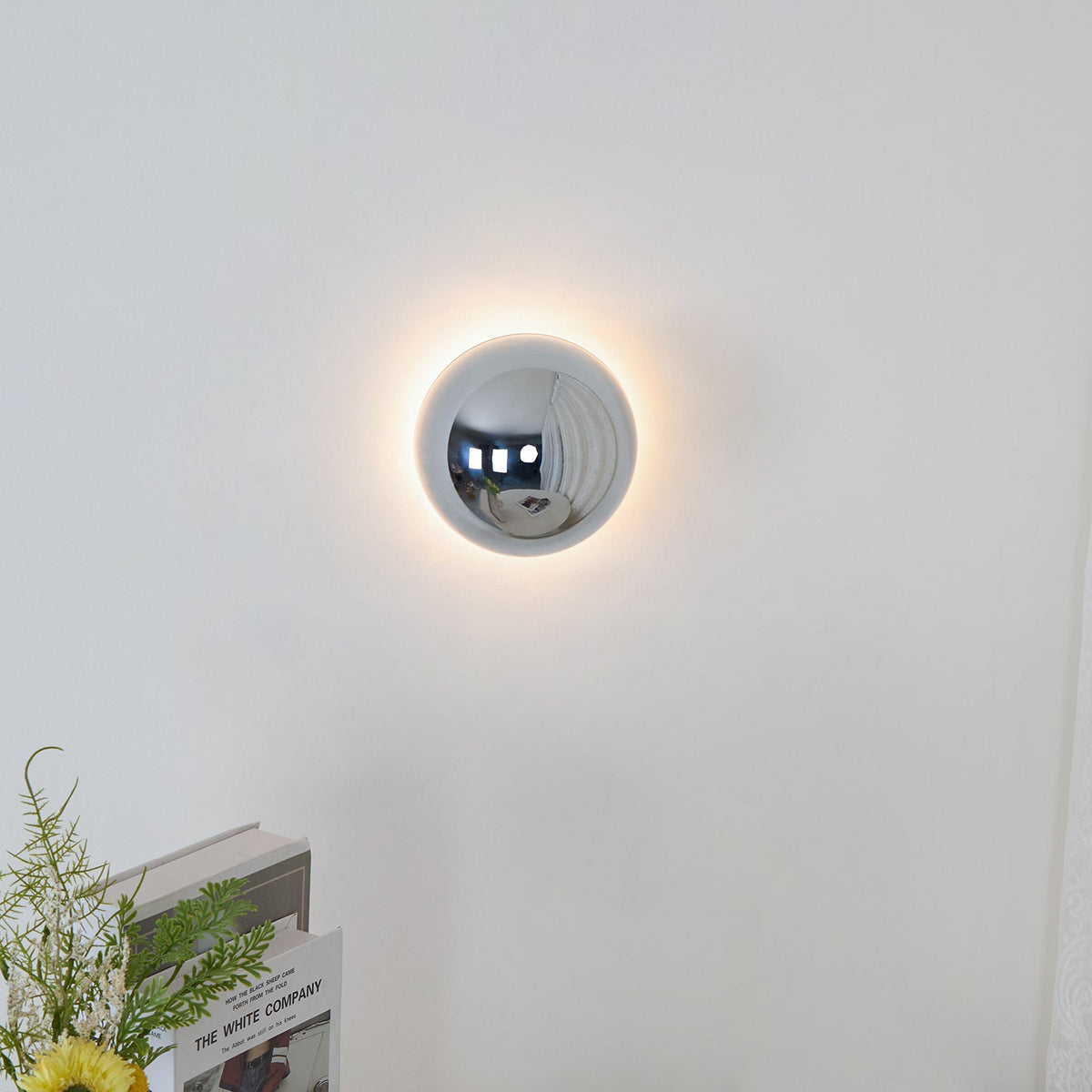 Aurum Sphere Wall Sconce Light-Lighting > Wall Lights-casanuva-casanuva