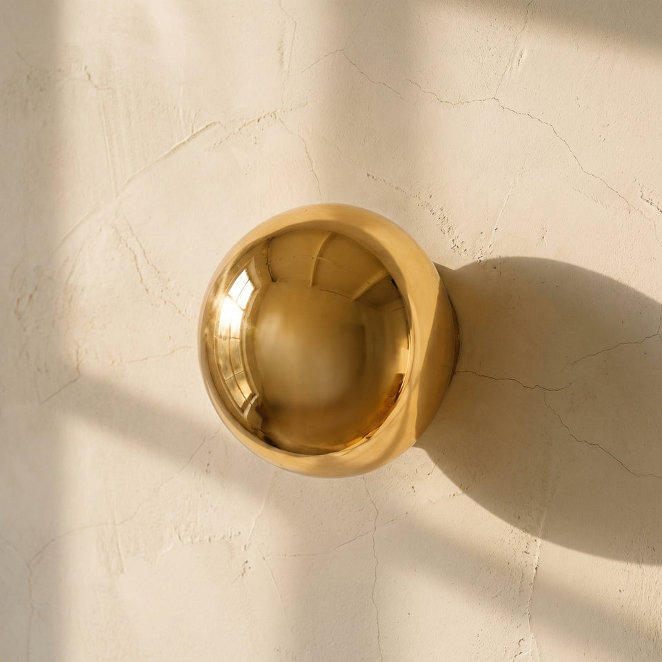 Aurum Sphere Wall Sconce Light-Lighting > Wall Lights-casanuva-casanuva