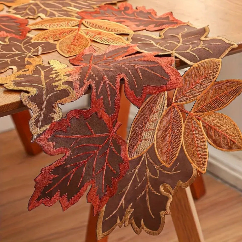 Autumn Leaves Table Runner for Dining Room Decor-Covers & Textiles > Table Runners-casanuva-casanuva