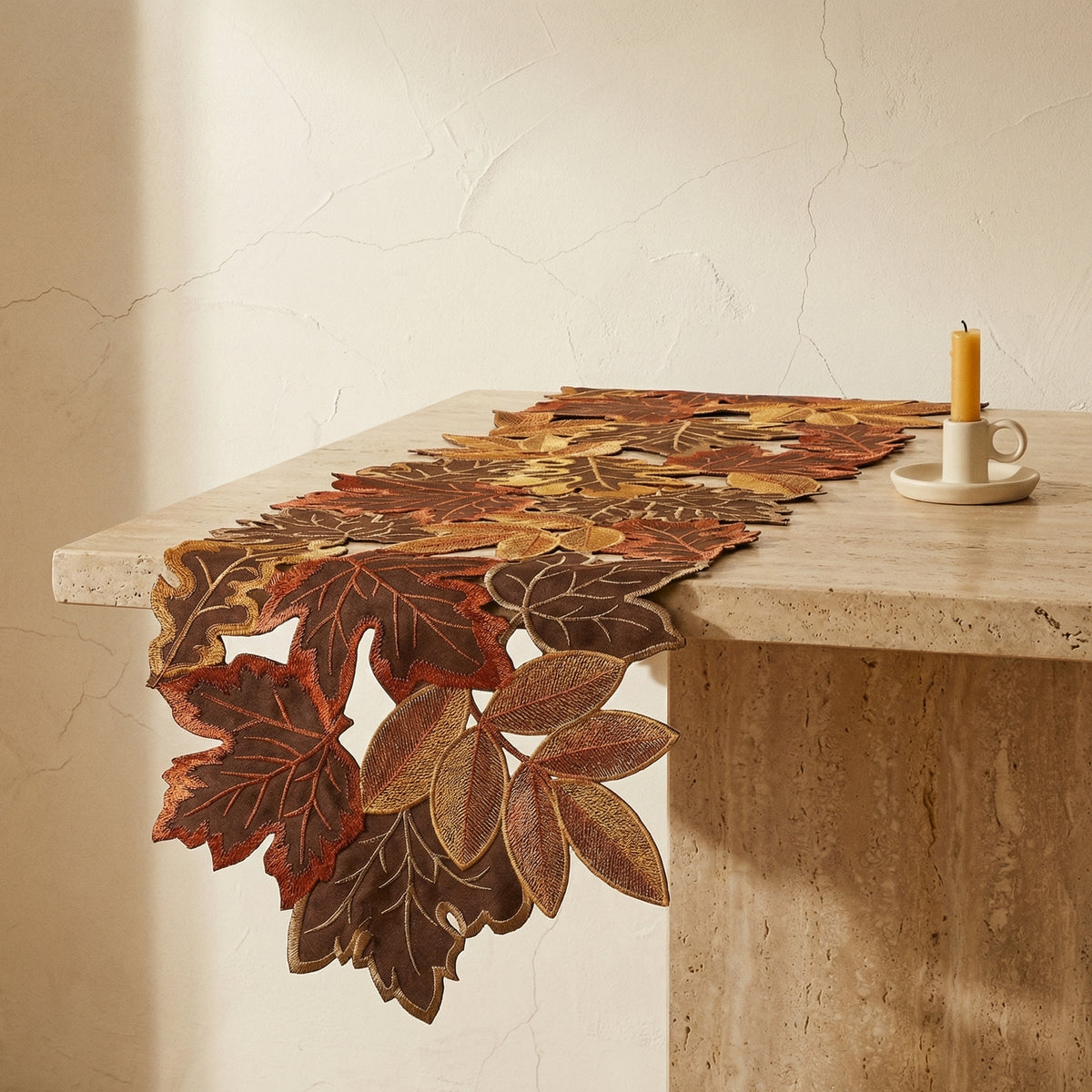 Autumn Leaves Table Runner for Dining Room Decor-Covers & Textiles > Table Runners-casanuva-casanuva