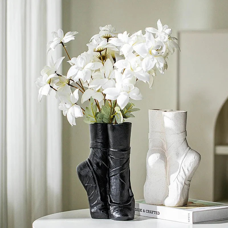 Ballerina Ceramic Vase-Home Decor > Vases-casanuva-casanuva