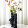 Ballerina Ceramic Vase-Home Decor > Vases-casanuva-Black-casanuva