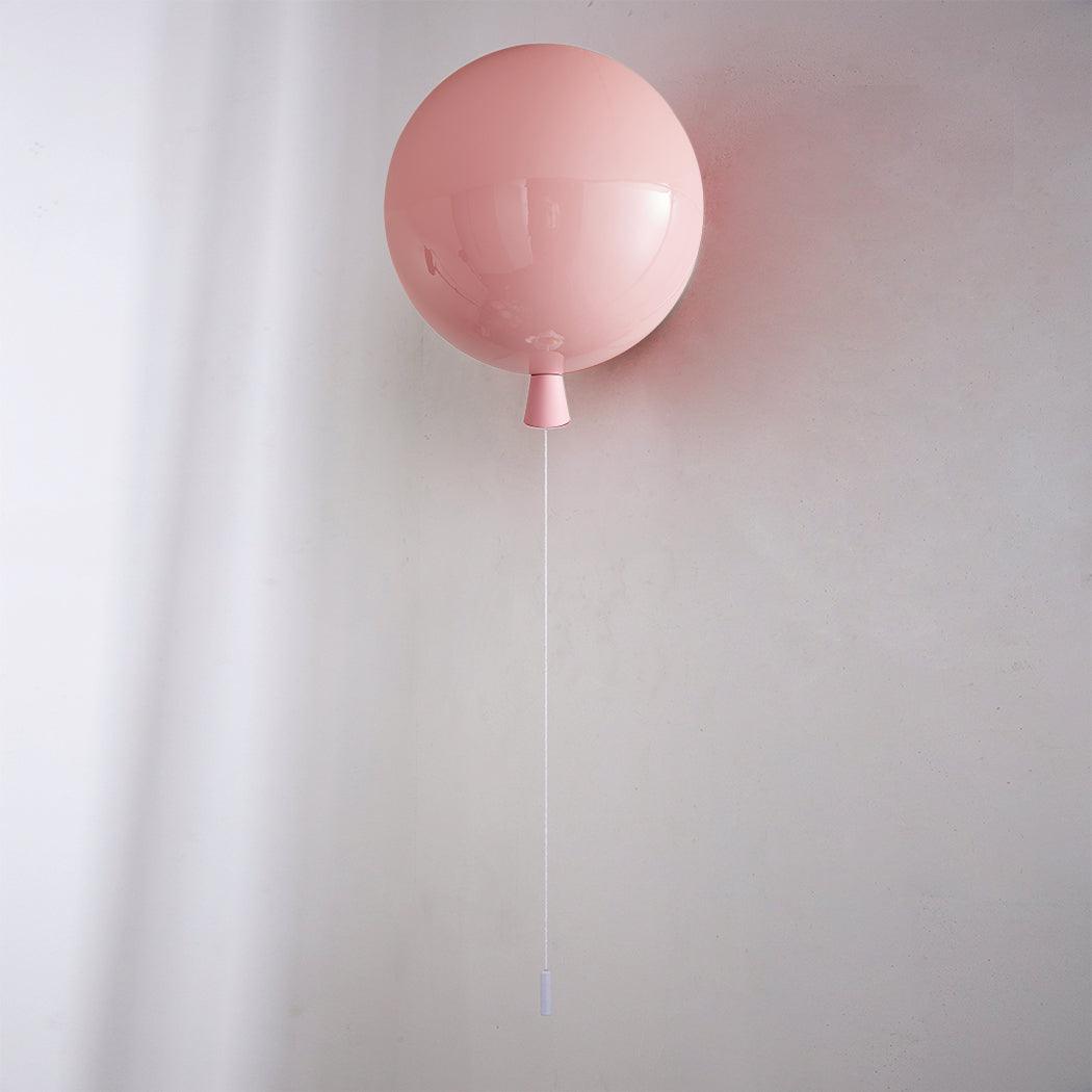 Balloon LED Wall Light-Lighting > Wall Lights-casanuva-9.8" / Dia 25cm-Pink-casanuva