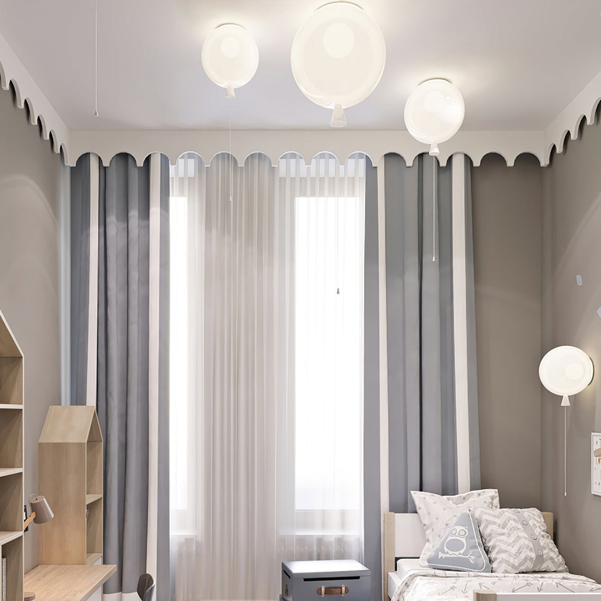 Balloon Pendant Light with Dreamy Design-Lighting > Pendant Lights-casanuva-casanuva
