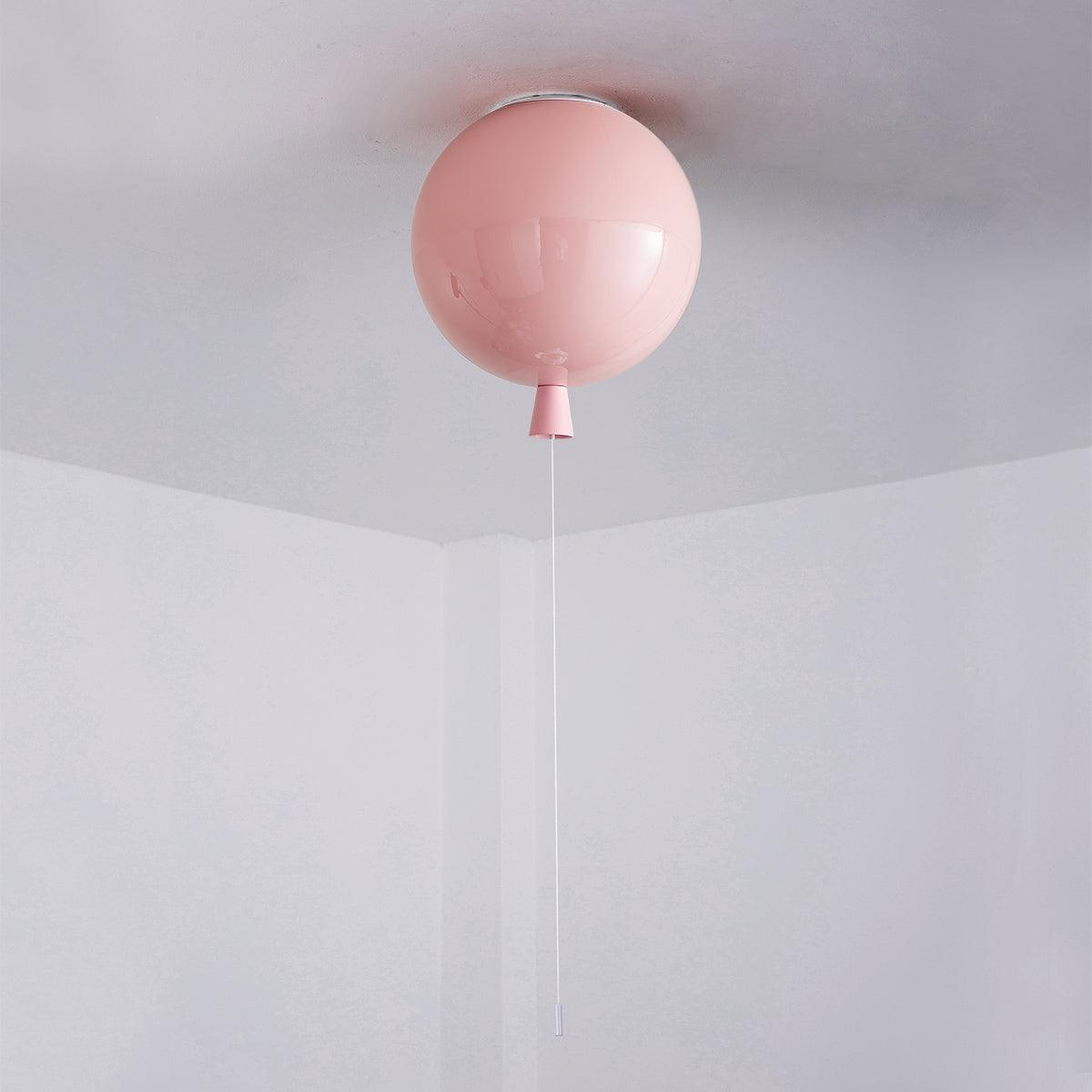 Balloon Pendant Light with Dreamy Design-Lighting > Pendant Lights-casanuva-9.8" / 25cm-Pink-casanuva
