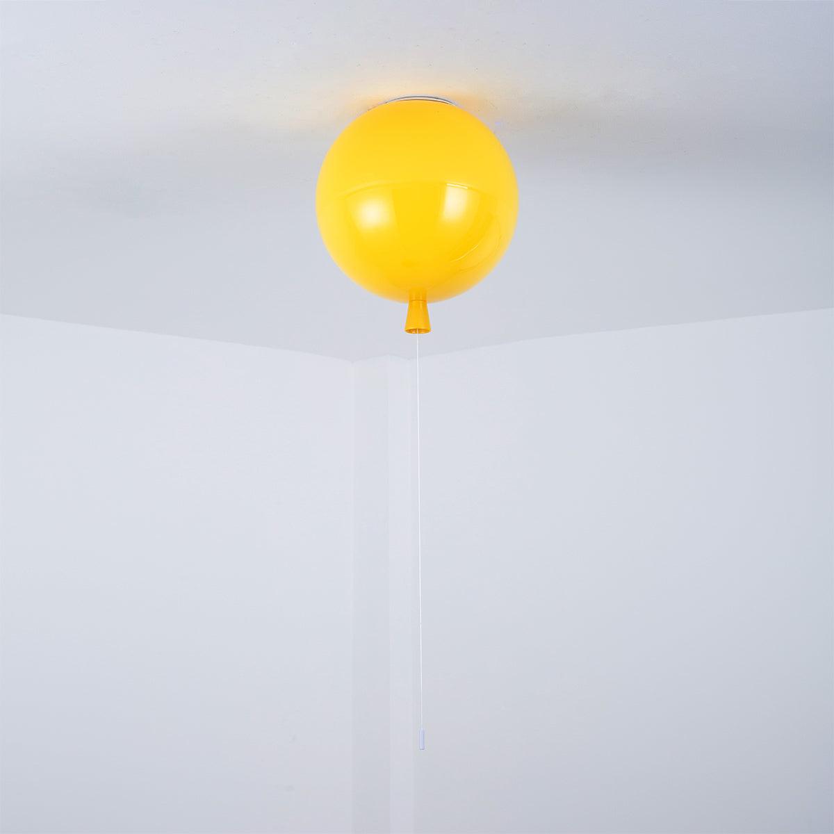 Balloon Pendant Light with Dreamy Design-Lighting > Pendant Lights-casanuva-9.8" / 25cm-Yellow-casanuva