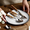 Bamboo Cutlery Set with Natural Accents for Sustainable Dining-Kitchen & Dining > Cutlery-casanuva-casanuva