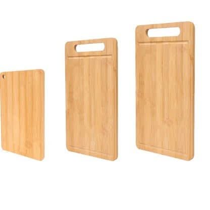 Bamboo Cutting Board Set Premium Quality for Kitchen Use-Kitchen & Dining > Cutting Boards-casanuva-SML Set-casanuva