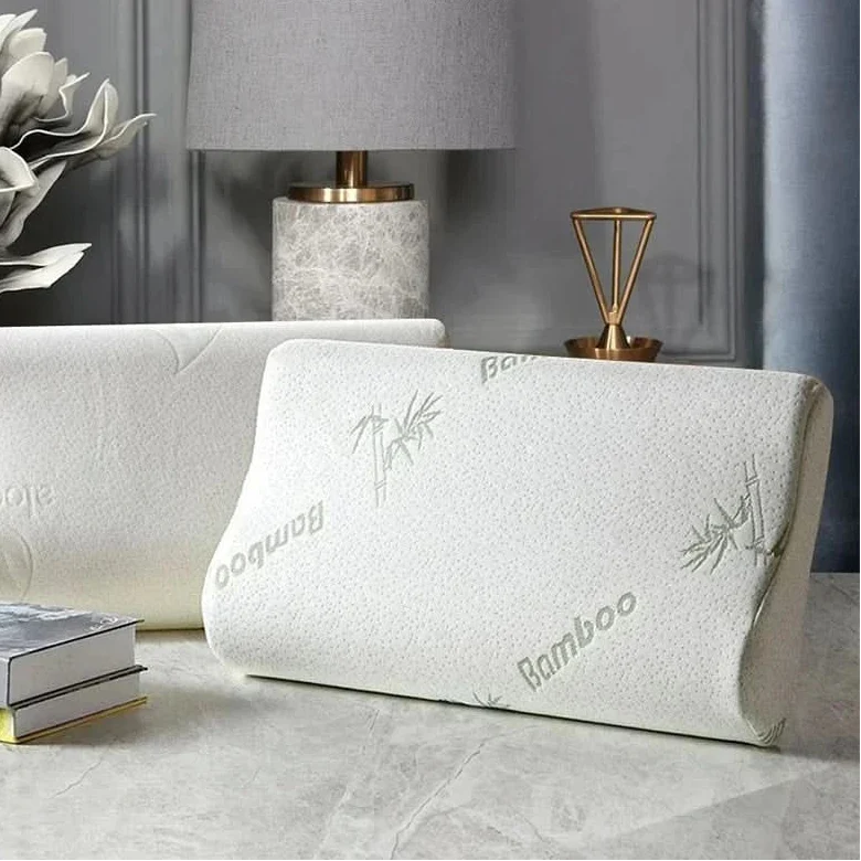 Bamboo Neck Pillow for Ergonomic Support and Comfort-Bedding & Bath > Pillowcases-casanuva-casanuva