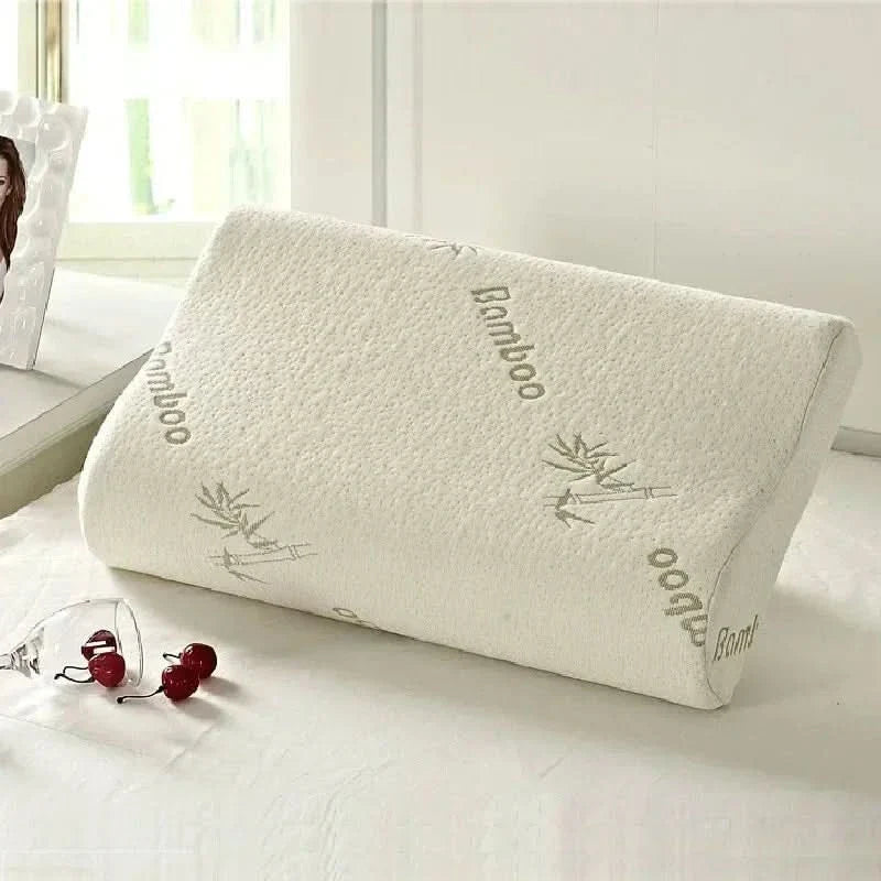 Bamboo Neck Pillow for Ergonomic Support and Comfort-Bedding & Bath > Pillowcases-casanuva-casanuva