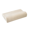Bamboo Neck Pillow for Ergonomic Support and Comfort-Bedding & Bath > Pillowcases-casanuva-Light Brown-40x25x7cm-casanuva