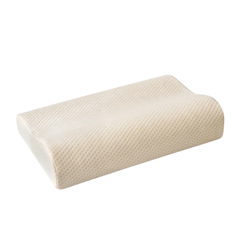 Bamboo Neck Pillow for Ergonomic Support and Comfort-Bedding & Bath > Pillowcases-casanuva-Light Brown-40x25x7cm-casanuva