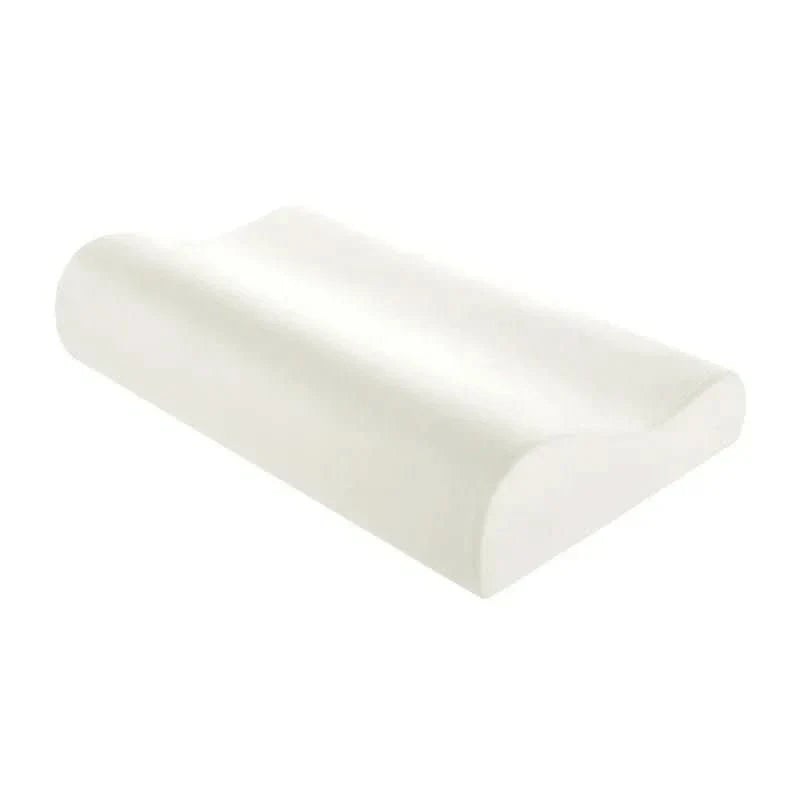 Bamboo Neck Pillow for Ergonomic Support and Comfort-Bedding & Bath > Pillowcases-casanuva-Milk White 2-40x25x7cm-casanuva